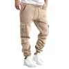 comfortable Casual Fiable And Warm Men'S Solid Color Work Clothes Track Pants Short Big And Tall Pants Stocking Sock 065R#