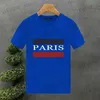 Heren T-shirts 2024 Nieuwe Parijs Mode Creativiteit Nieuwe Lente Zomer Persoonlijkheid T-shirt Voor Heren Luxe Afdrukken T-shirt Man T-shirt Vrouw T240325