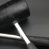 Diâmetro do martelo 45mm 55mm 63mm 70mm Martelo de borracha resistente ao desgaste Martelo de telha de aço inoxidável antiderrapante haste ferramentas de instalação de piso