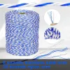 Gates 400M 200M Electric Fence Polywire Energiser Stainless Steel Wire For Farm House Cattle Sheep Wide 2.5mm Animal Fencing Poly Wire
