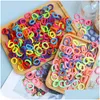 Hair Accessories Kid Small Bands Baby Girl Children Headbands Colorf Elastic Tie Nylon Scrunchie Rope Drop Delivery Kids Maternity Dhg1S