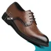 Kledingschoenen Hoge kwaliteit Hoogteverhoging Oxford Heren lederen pak Lift Brogues Bruiloft formele lift