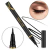 Magic Selfheative Eyeliner Pen Waterpeoof Długotrwałe czarne płynne oko ołówek makijaż Naturalny magiczny eyeliner Epacket7943437