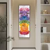 Stitch Diamond Painting di grandi dimensioni 2023 Nuova bohémien sette chakras da ricamo a mosaico multicolore pianeta farfalla decorazione