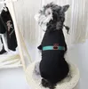 Designer roupas para cães verão pet camiseta roupas de manga curta cão gato schnauzer roupas de design para animais de estimação