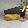 andiamo Embreagem Sacos de Noite Bolsas de Ombro com Corrente Designer Longo Bolsas de Cosméticos Mulheres Bolsa de Maquiagem Ouro Moda Higiene Pessoal Bolsa Alça de Armazenamento Bolsa Carteira Crossbody