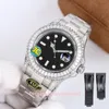 Clean Factory Super Edition Watches YM 40 mm 126679 Automatyczny zegarek mechaniczny Sapphire 3135 Ruch 904L Black Dial Glow Luksusowe wodoodporne Wristwatches-1