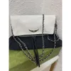 Zadig Bag Wings Hot Diamond Womens Bag Chain Single Shoulder Crossbody Bag Handhållen Bag Letter Kuvertläder