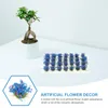 Decorative Flowers Flower Cluster Model Faux Ornaments Vegetation Decor Artificial Resin Party Adorn