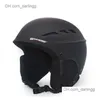 Casques de cyclisme Casque de ski Hommes Femmes Parent Enfants Fl Équipement de snowboard professionnel Sports de neige dure Tête Équipement de protection Drop Delive Ot5H0