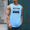 Zomer Ademend Sneldrogend Mesh Tank Tops Gym Fitness Training Tees Heren Bodybuilding Mouwloze Shirts Mode Basketbal Vest 240326