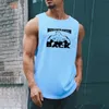 Verão respirável secagem rápida malha tanque topos ginásio treinamento de fitness tees mens musculação sem mangas camisas moda basquete colete 240326