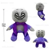 Pluszowe lalki 25 cm Puchar Pluszowa zabawka Mugman Pani Chalice Ghost King Dice Cagney Carnanntion Puphead Plush Dolls Toys For Children Prezenty T240325