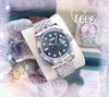 Luxuriöse Damen-Armbanduhr mit automatischem Quarzwerk, Kalender, Edelstahlarmband, wasserdicht, 3 Zeiger, modischer Stil, Militär-Analoguhren, Geschenke