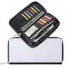 Heat Transfer PU Wallet Cm Sublimation Women S Purse Zipper Document Bag Large Capacity Lg