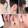Ear Cuff Ear Cuff 1Pair Fashion Crystal Magnetic Clip Ear Stud Non Piercing Earrings Fake Earrings Gift for Men Women Jewelry Y240326