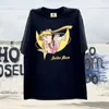 camisa vintage mens tshirt designer tops carta impressão oversized manga curta moletom camisetas pulôver algodão manga curta roupas truncadas camisa clássica