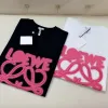 Kvinnor t shirt sommar kort ärmar designer skörd top tshirts broderi tryckt toppar casual womans utomhusbesättning nackkläder