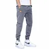 2023 nuovi uomini allentati Harlan Strap Denim pantaloni casual versatili Fi Baggy Jeans per gli uomini Streetwear N206 #