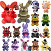 Bonecas de pelúcia 20cm fnaf brinquedos de pelúcia kawaii freddys animal foxy bonnie urso ribbit brinquedos de pelúcia em estoque presente de aniversário de pelúcia para crianças t240325