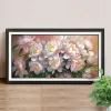 Stitch Diamond Mosaic Flower Picture de ramiage pivoine 5d Bricome de bricolage Diamond Painting Fleurs Square complète