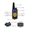 Krage 800 m hundträning krage vattentät husdjur fjärrkontroll hundar anti bark enhet elektrisk chocker med vibrationsljud stop skällande