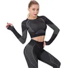 Damen-Leggings mit hoher Taille, enges Workout, aktive Bekleidung, Sportbekleidung, individuelle Damenbekleidung, Fitness, nahtloses Yoga-Set