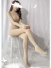 Unisex Matt 120D Nyl Bodystocking Peniskoker Close Open Kruis Bodysuit Panty Sexy Body Sha Cjoined Lingerie Pijamas L5aD #