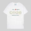 T-shirt da uomo firmate T-shirt casual Casablanca Summer Casablanca T-shirt a maniche corte con stampa di frutta tropicale CHKI