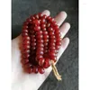 Pendentif Colliers Agate rouge 80 pièces Accessoires de chapelet Perles d'espacement Bracelet Collier 12mm