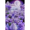 Stitch 5D DIY Diamond Painting Garden Villa Kits Full Round Drill Art Crafts Diamond Canvas Picture for Living Room Bedroom Home Decor