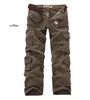 Heren Overalls Leger Cargo Broek Recht Multi-pockets Baggy Lg Broek Casual Streetwer tactische Broek Mannen Pantal Homme 46 T8Db #