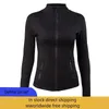 LU Yoga Jacket Women's Define Workout Sport Coat Fitness Jacket Sports Quick Dry Activewear Top Solid Zip Up Sweatshirt Sportwear Hot Sell