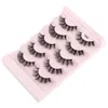 ysdo 3510 أزواج 3D Mink Lashes Faux Fluffy Lash Natural Soft Full Resulable False Easelash Crisscross Eyelashes 240318