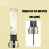 Hammer Multifunktionell kvalitet Integrerad Sheep Horn Hammer Woodwork Site Hushållens stötsäker anslutning Hammer med magnetisk