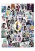 Waterproof Anime sticker 50Pcs Japanese Cartoon Laptop Decals for Pad Skateboard Notebook Phone Case Guitar Car stickers5783813