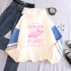 Sweats à capuche pour hommes Harajuku Kinder Planet Love Style américain Automne Confortable Doux Streetwear Hommes Femmes Manches longues Sweats à capuche