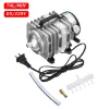 Accessories 45W 220V Electromagnetic Air Compressor Pump 70l/Min Oxygen Aquarium Fish Pond Compressor Hydroponic Air Aeration Pump ACO318