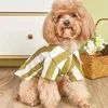 Vêtements pour chiens Classic Stripe Chiot Gilet T-shirt Été Vêtements pour animaux de compagnie pour petits chiens Chihuahua Yorkshire Chemises Mascotas Vêtements Chat