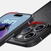 Carbon Fiber TPU Phone Cases For Iphone 15 14 13 12 Pro MAX 11 XR XS X Samsung S22 S23 Ultra Vertical Silicone Mobile Cover Anti collision and anti slip protective shell