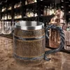 Mugs Creative Resin Home Pub Bar Decoration Coffee Cup Wine Tumbler Vintage Double Simulation Barrel Beer Mug