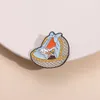 Cats In Sleeping Basket Enamel Pins Custom Brooches Lapel Badges Cartoon Movie Animal Jewelry Gift for Kids Friends