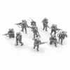 11pcs Shock Troops Feme Squad Resin Model Kit Miniature 28 mm Échelle de table jeu Figures de soldat Warchess non peints