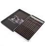 Superior 12pcs Artist Soft Medium Hard Charcoal Pencil Box Box Nonontoxic Sketch Pencils لرسم مستلزمات مدرسية 6790744