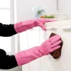 Gloves Cleaning Gloves 2Pairs Reusable Rubber Household Dishwashing Gloves Latex Waterproof NonSlip Kitchen Gardening Bathroom Gloves