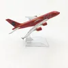 16cmエアバスA320 A330 A350 A380 BOEING B737 B747 B777 B787飛行機モデルDIECAST Airriner Model Model Kids Gift 240314