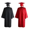 Robe de remise de diplôme, uniforme scolaire, ensemble de casquettes, vêtements unisexes mats pour haute avec glands, timbre de l'année 2023, 240315