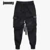 MENS CARGO PANTY MĘŻCZYZN JOGGERS MĘŻCZYZN 2021 HIP HOP Techwear Mężczyzna japońska streetwear haremowe spodnie do joggingowych spodnie dla mężczyzn ubrania d0rc#