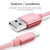 Кабели для зарядки и передачи данных USB Type C 1 м, 2 м, 3 м для Samsung ap 7, 8, прочный плетеный нейлоновый кабель для сотового телефона USB 2,0, кабель для передачи данных