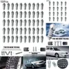 New 20/50Pcs Car Tire Studs Anti-Slip Screws Nails Auto Motorcycle Bike Truck Off-Road Tyre Anti-Ice Spikes Snow Shoes Sole Cleats